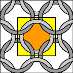 Section of 4-in-1 maille